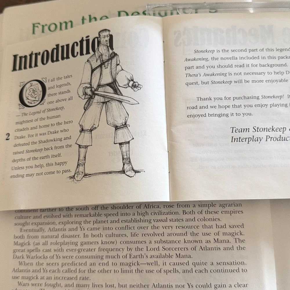 Complete Stonekeep Game: The Novella, The Strategy Manual, The Disc with Booklet